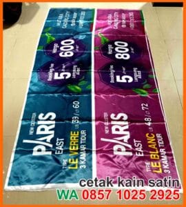 spanduk kain satin